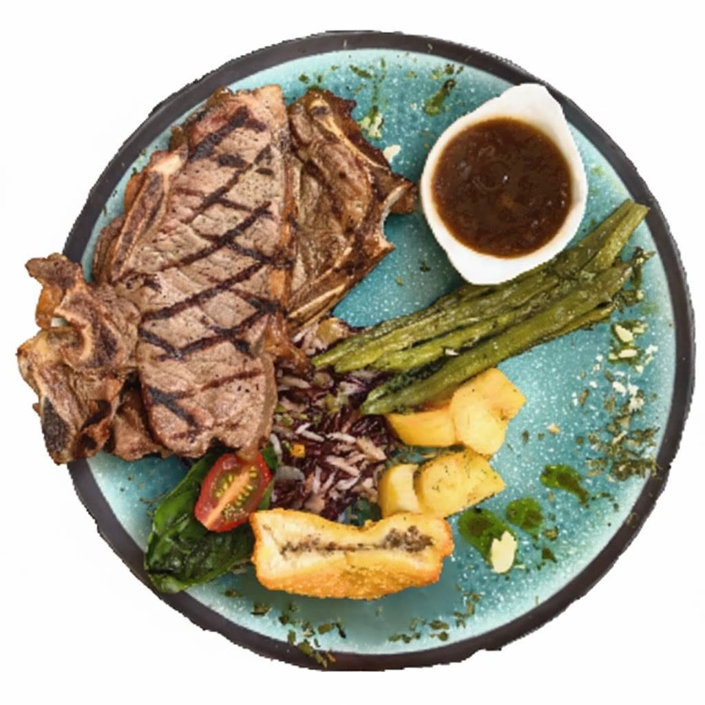 Grilled ribeye steak