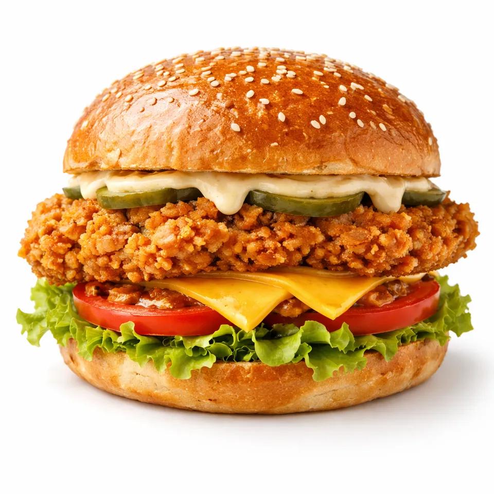 Crunchy burger