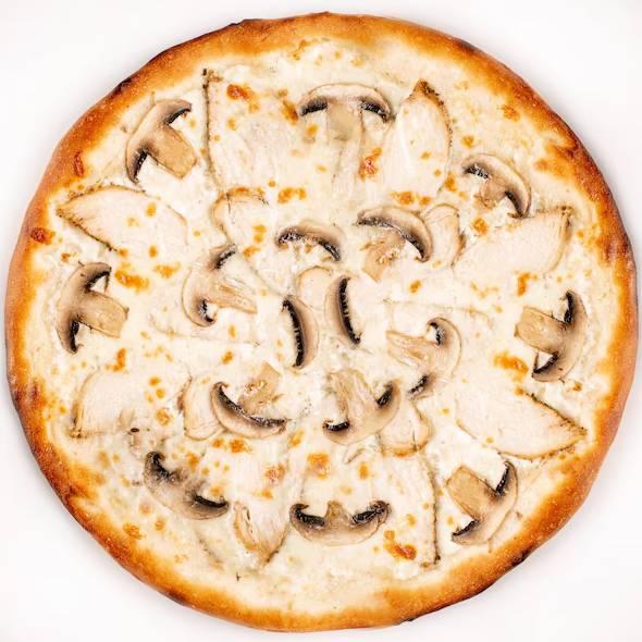 White Smoked Turkey Pizza