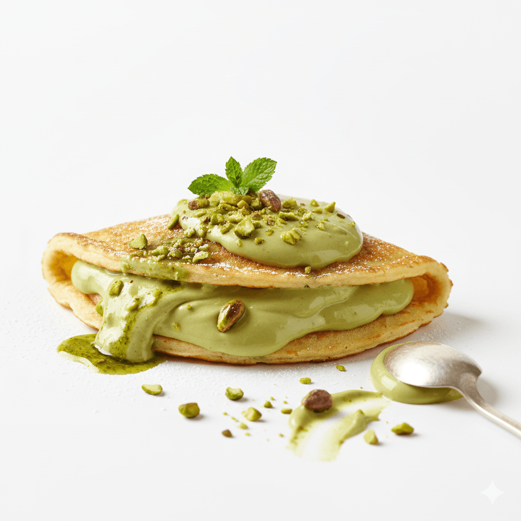 Pistachio Crepe