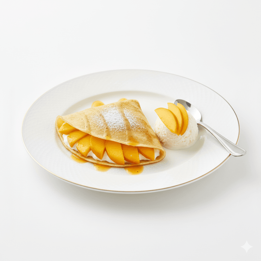 Mango Crepe