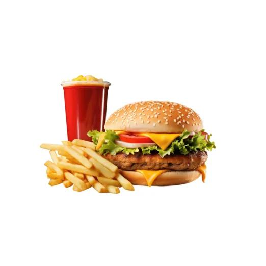 Classic Chicken Burger + Fries + Soda
