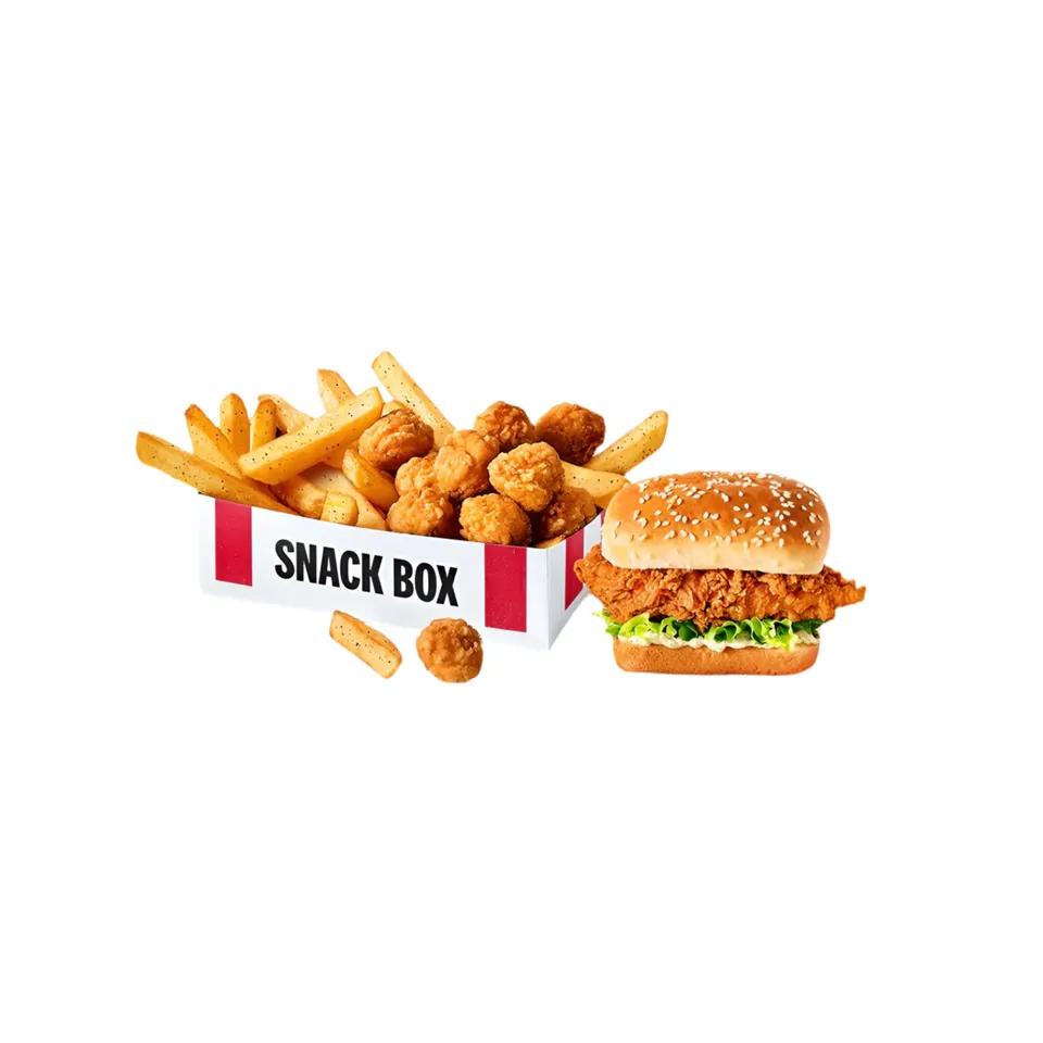 Classic Burger + Popcorn Nuggets + French Fries