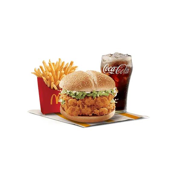 Double Crispy Burger + Fries + Soda
