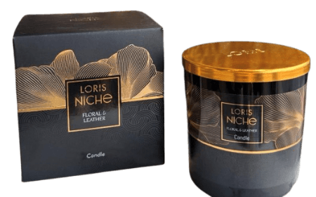 Bougie Floral & Leather