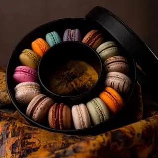Boite Macarons Ronde 14 Pcs