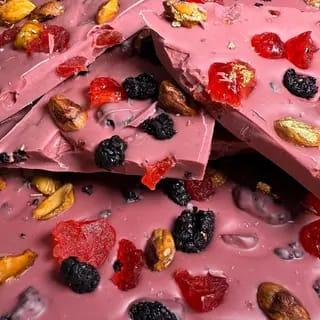 Chocolat Framboise Fruits Secs Et Fruits De Bois