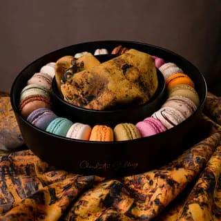 Boite Macarons Ronde 19 Pcs