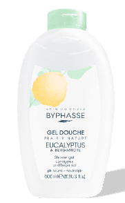 GEL DE DOUCHE BYPHASSE EUCALYPTUS ET BERGAMOTE 600ML