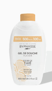 GEL DE DOUCHE BYPHASSE FLEUR DE TIARÉ 600ML