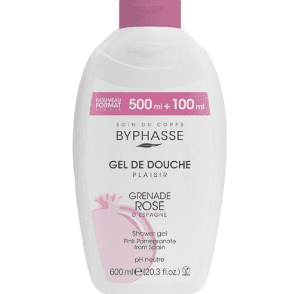 GEL DE DOUCHE BYPHASSE GRENADE ROSE D'ESPAGNE 600ML
