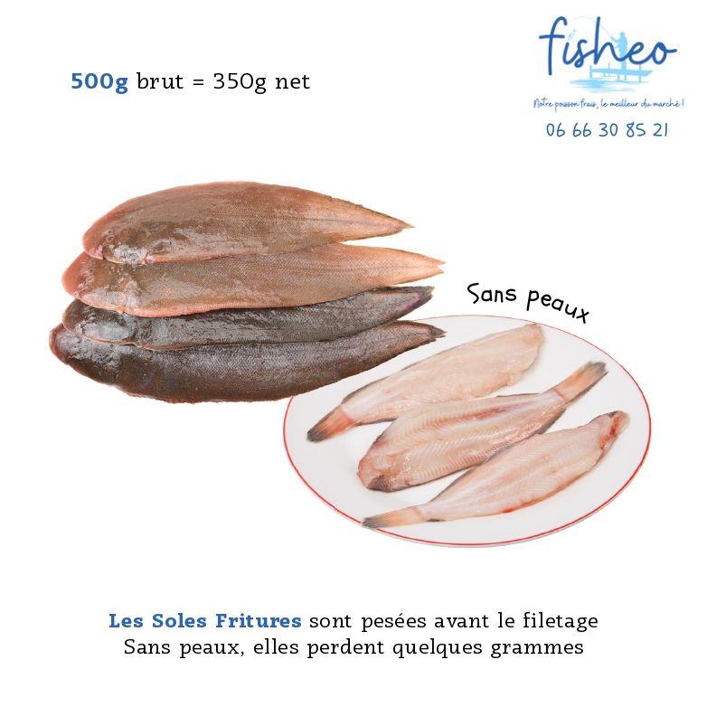 Soles Fritures (500g)