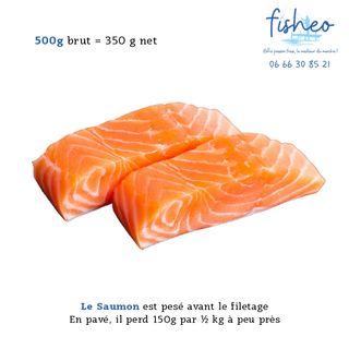 2 Pavés de Saumon (500g)