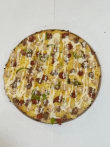3 Meat Pizza
