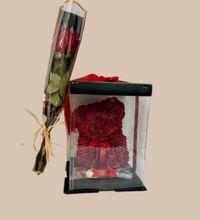 Red bear & chocolates