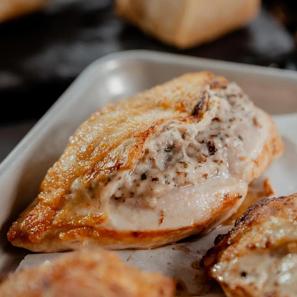 Supreme of Minced Chicken with Cheese