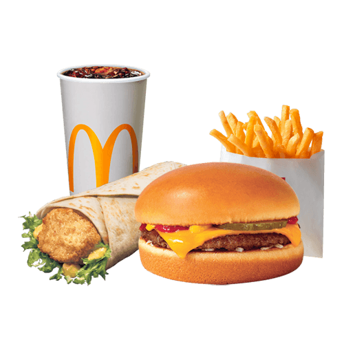 Duo Mabrouk : P'tit Wrap + Cheeseburger