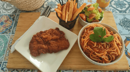 Plat Escalope Panée