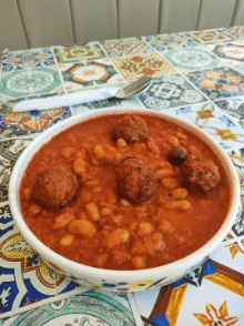 Plat Loubia Boulette