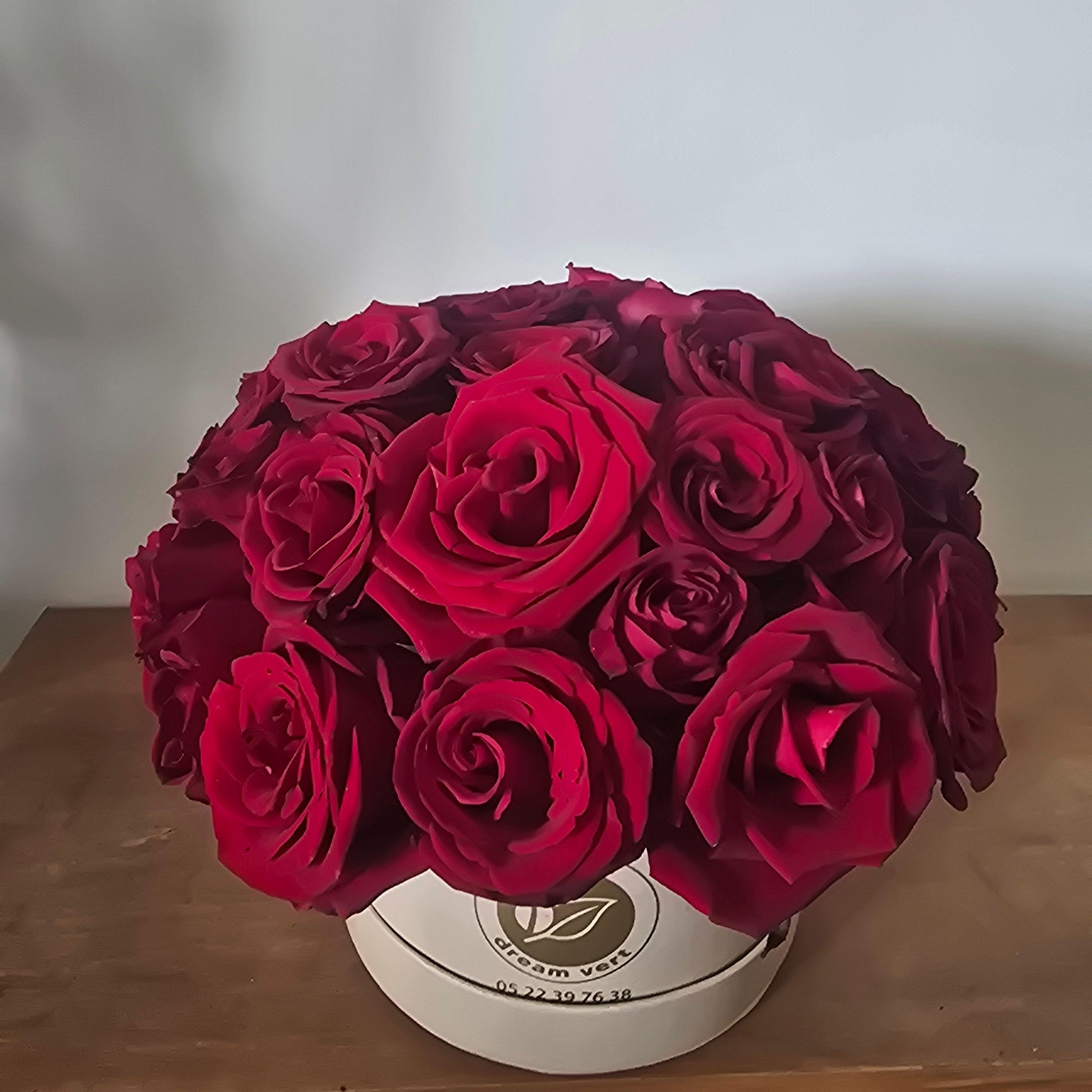 Box de roses rouges HKM_ 1
