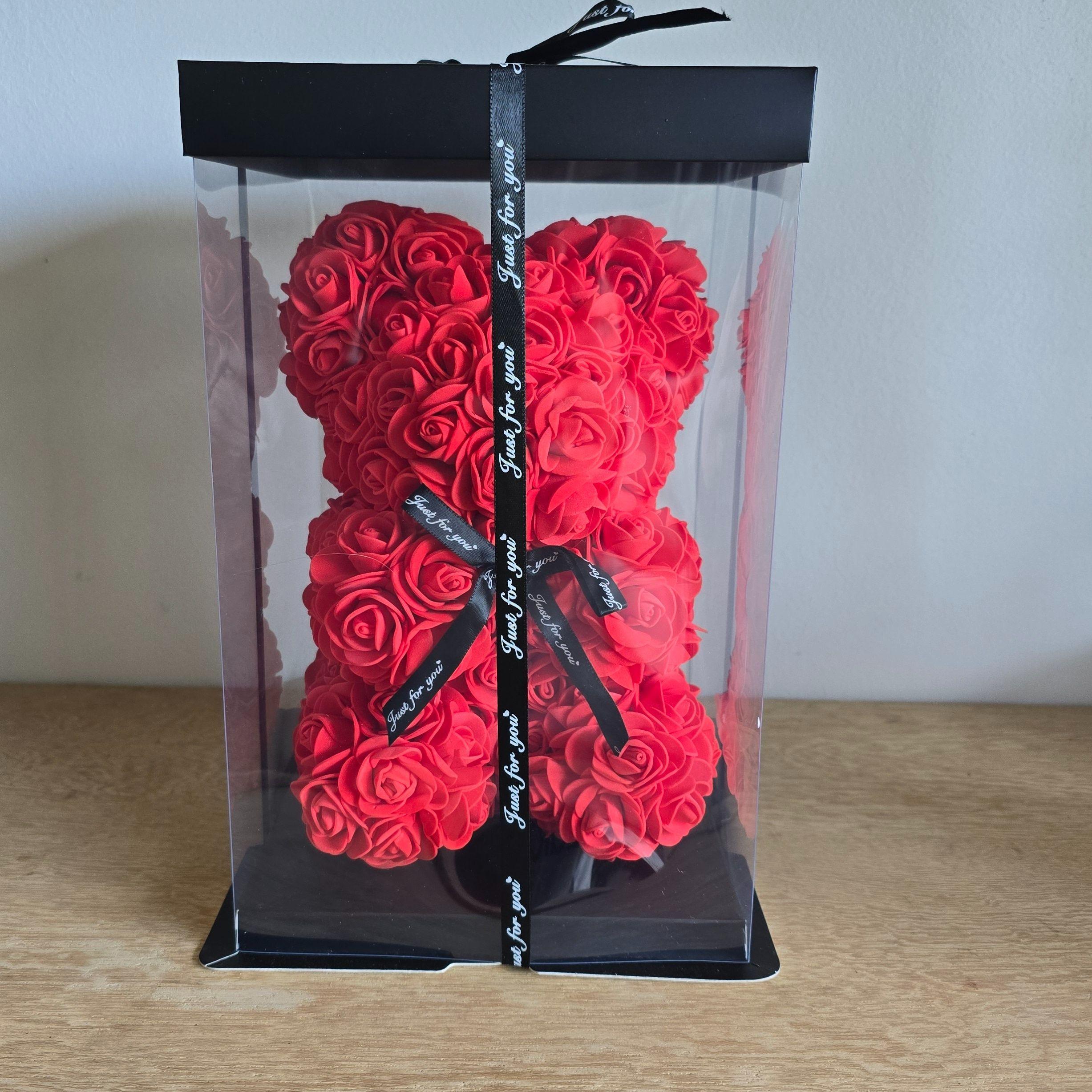 Teddy roses rouges artificielle