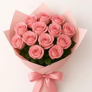 10 Roses Pink