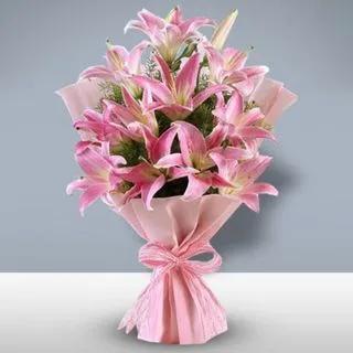 Pink Lilies