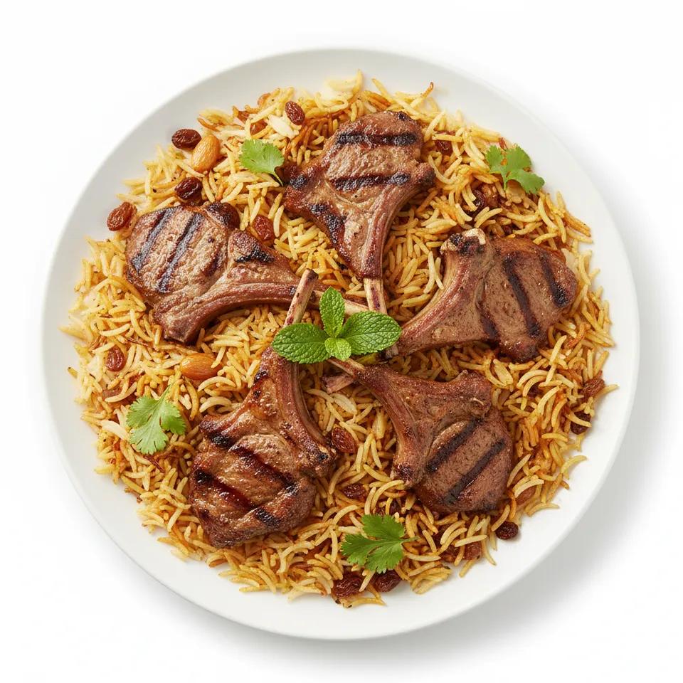 Meat with Beryani Rice