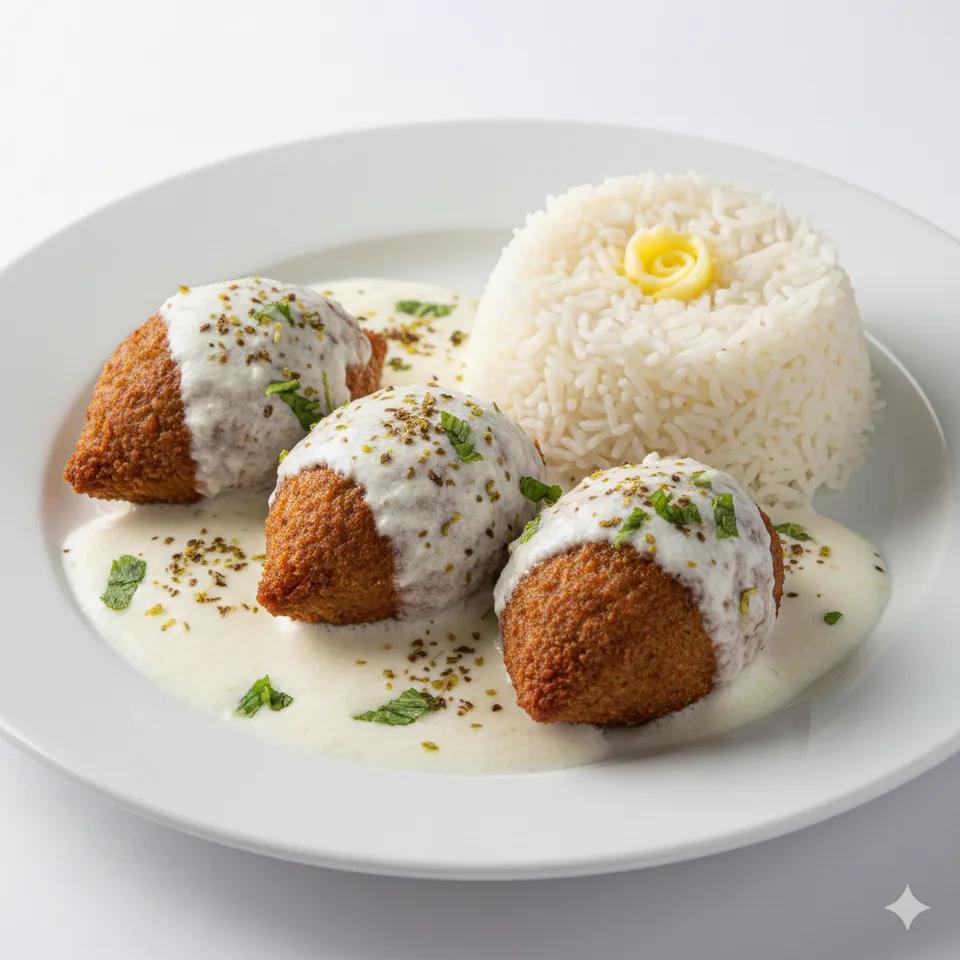 Kebbeh in Sauce and Yogurt