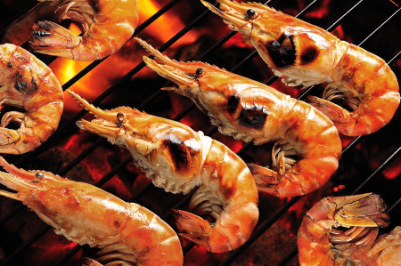 Brochette de Gambas Piri Piri