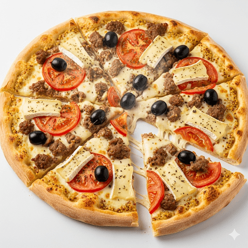 Pizza Dijon-style