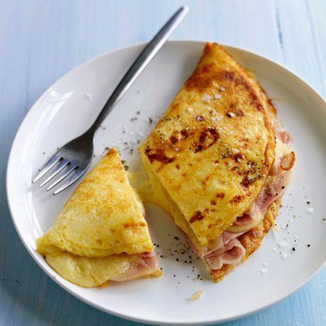 Omelette Jambon Fromage