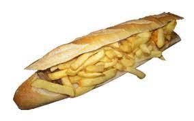 Chicken and Fries Sandwich with Hmiss