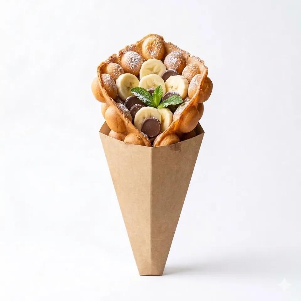 Banana Bubble Waffle
