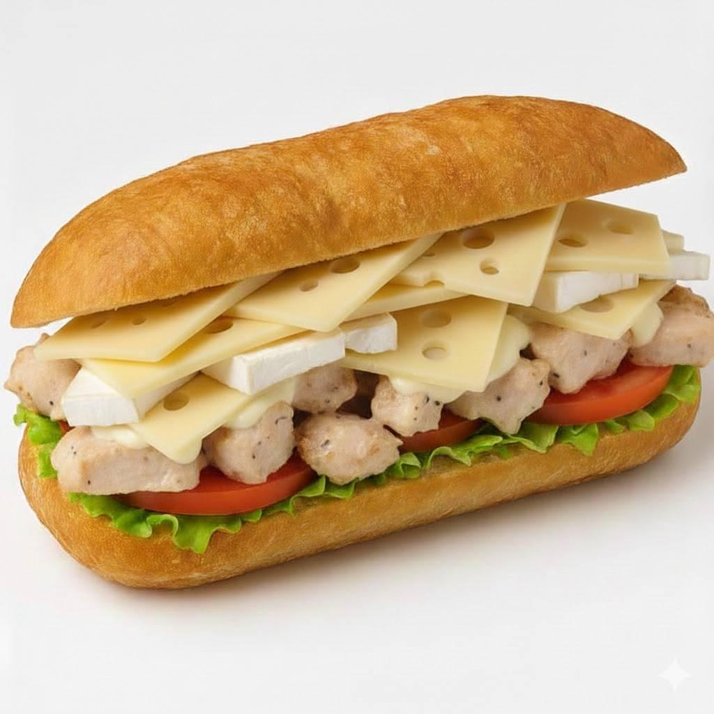 Philly Cheese Chicken Sandwich