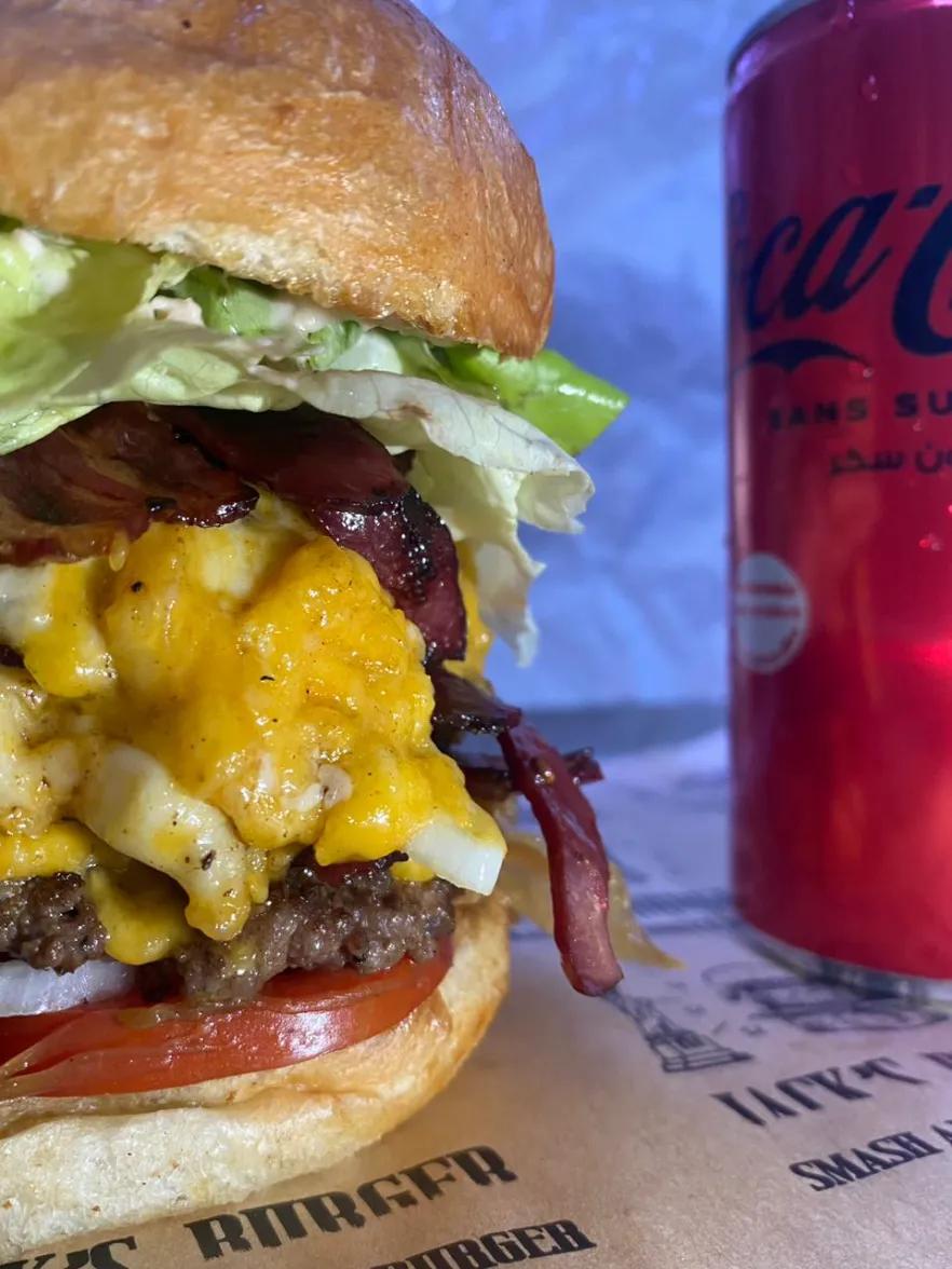 Quadruple Smash Burger