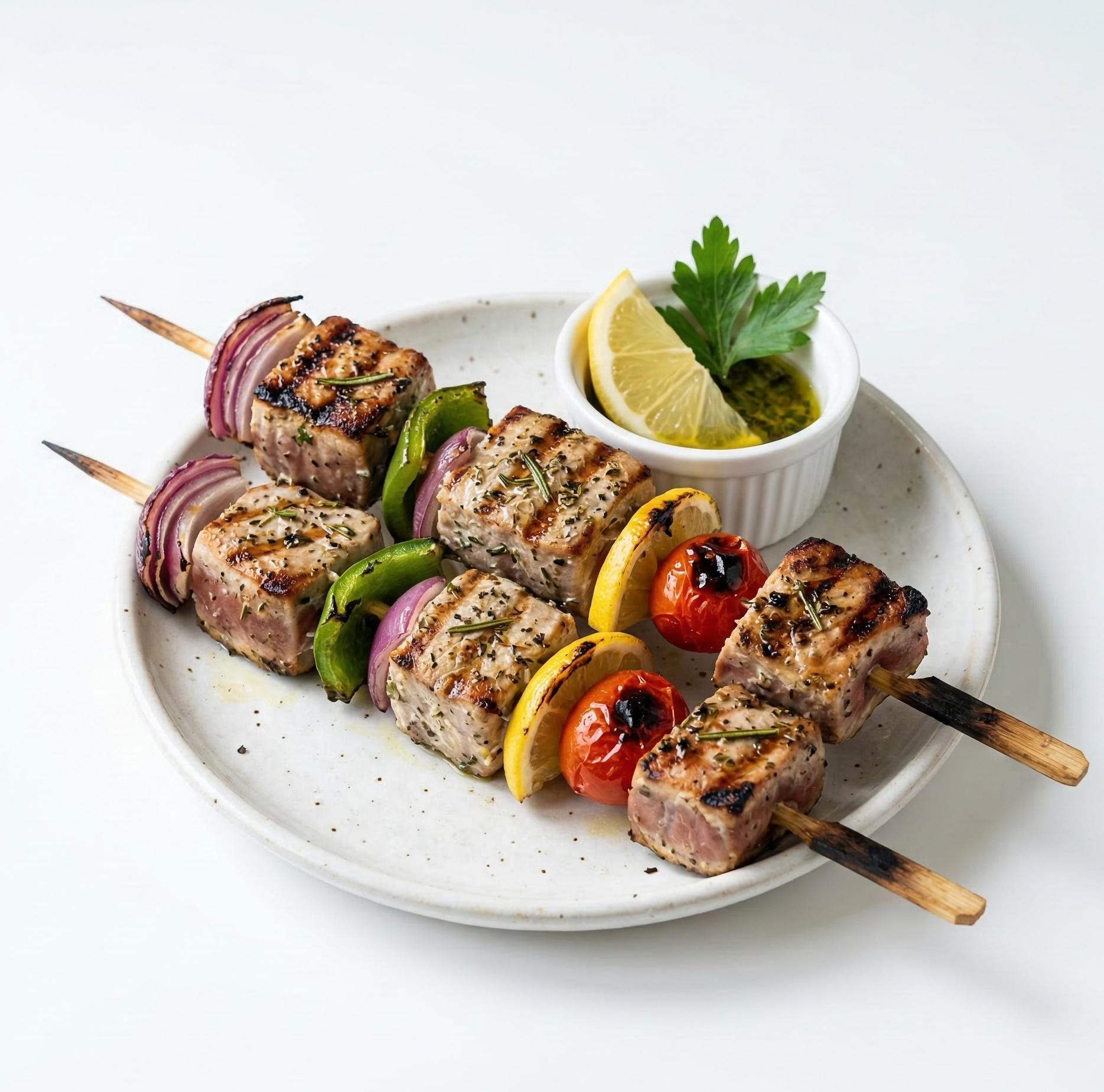 Tuna skewers x2
