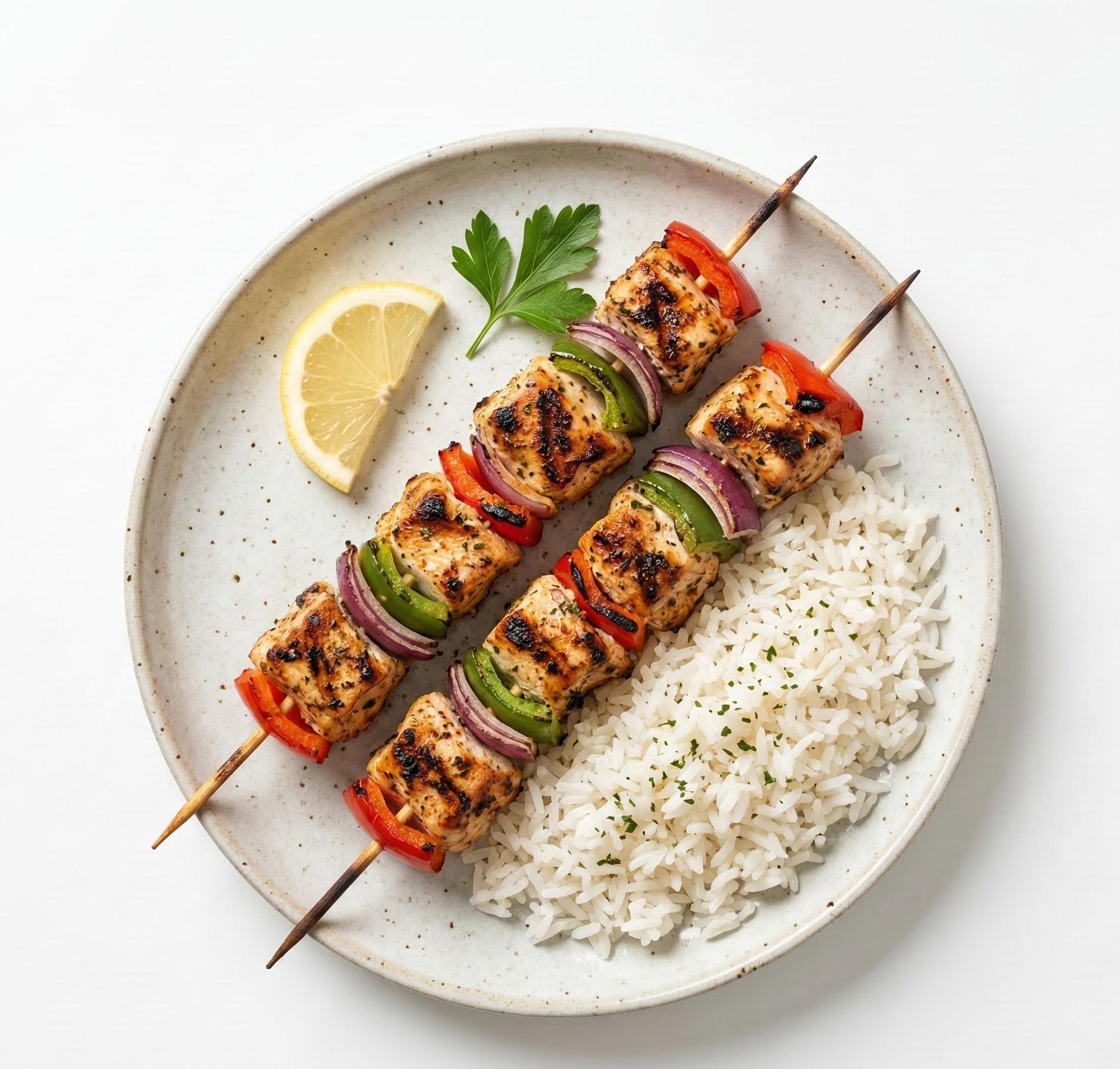 Chicken skewers x2