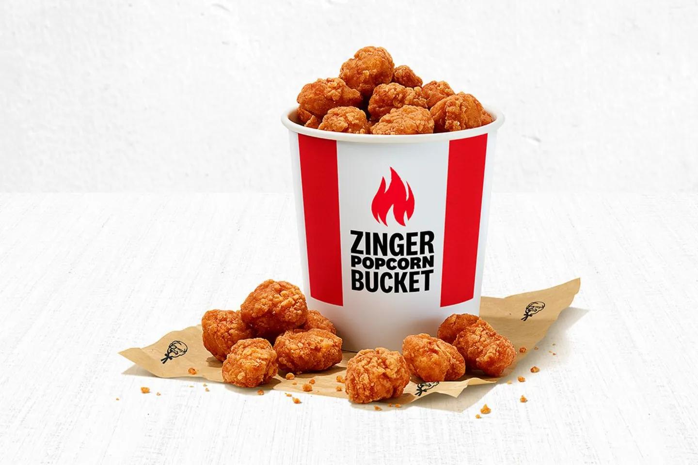 Zinger Popcorn Box