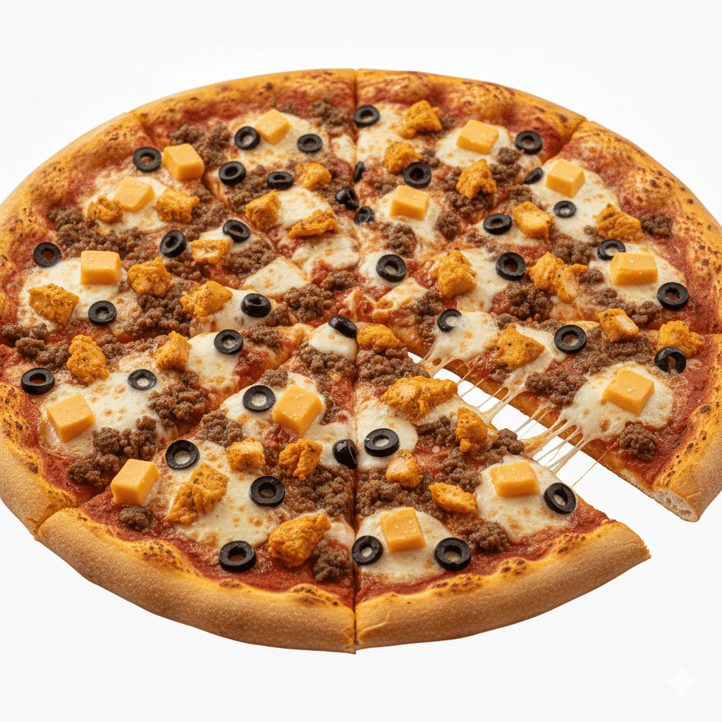 Mega Pizza 2 Options