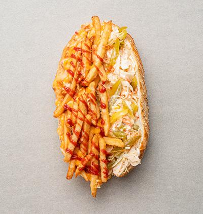Chicken and Fries Sandwich