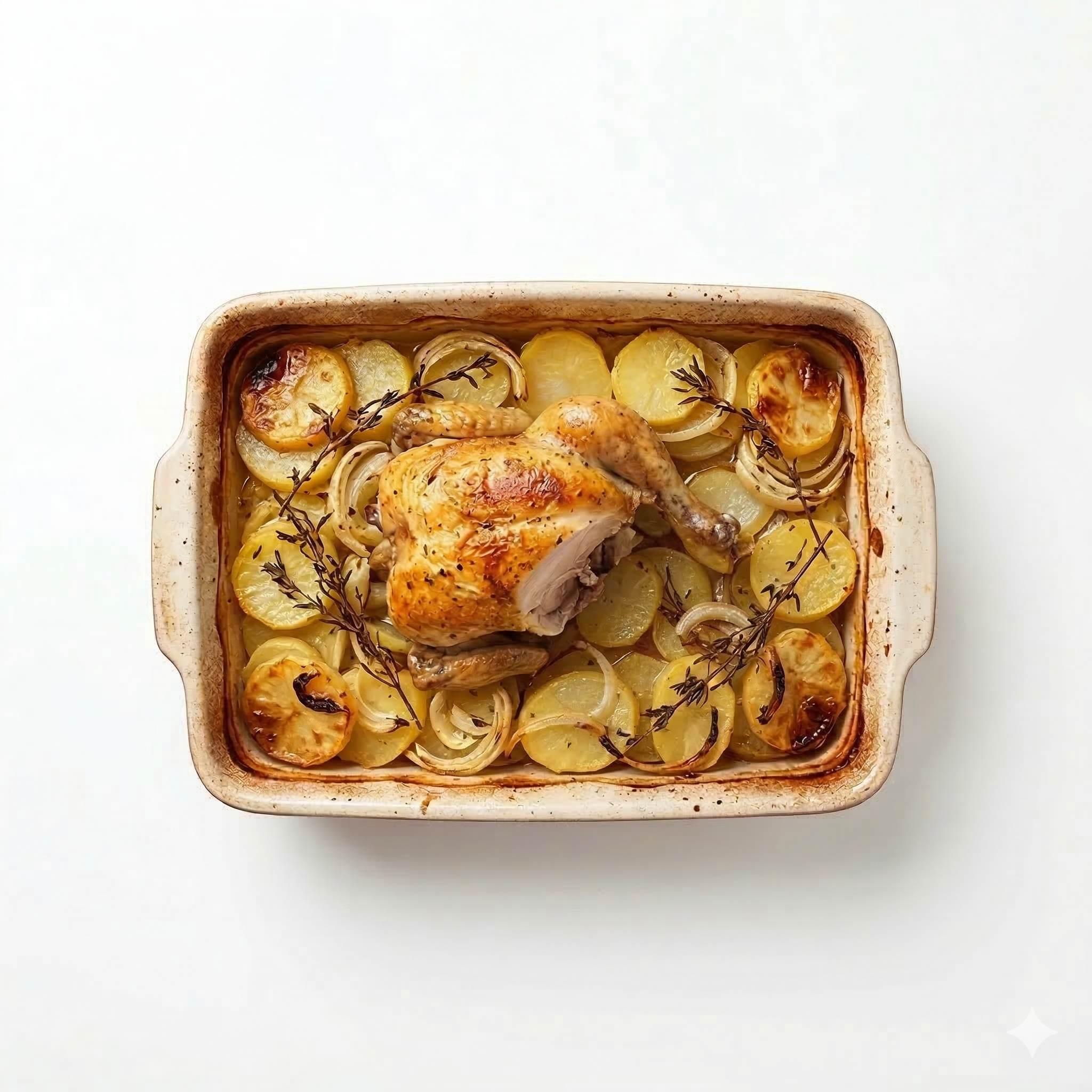 Boulangère Apple + 1/4 Chicken