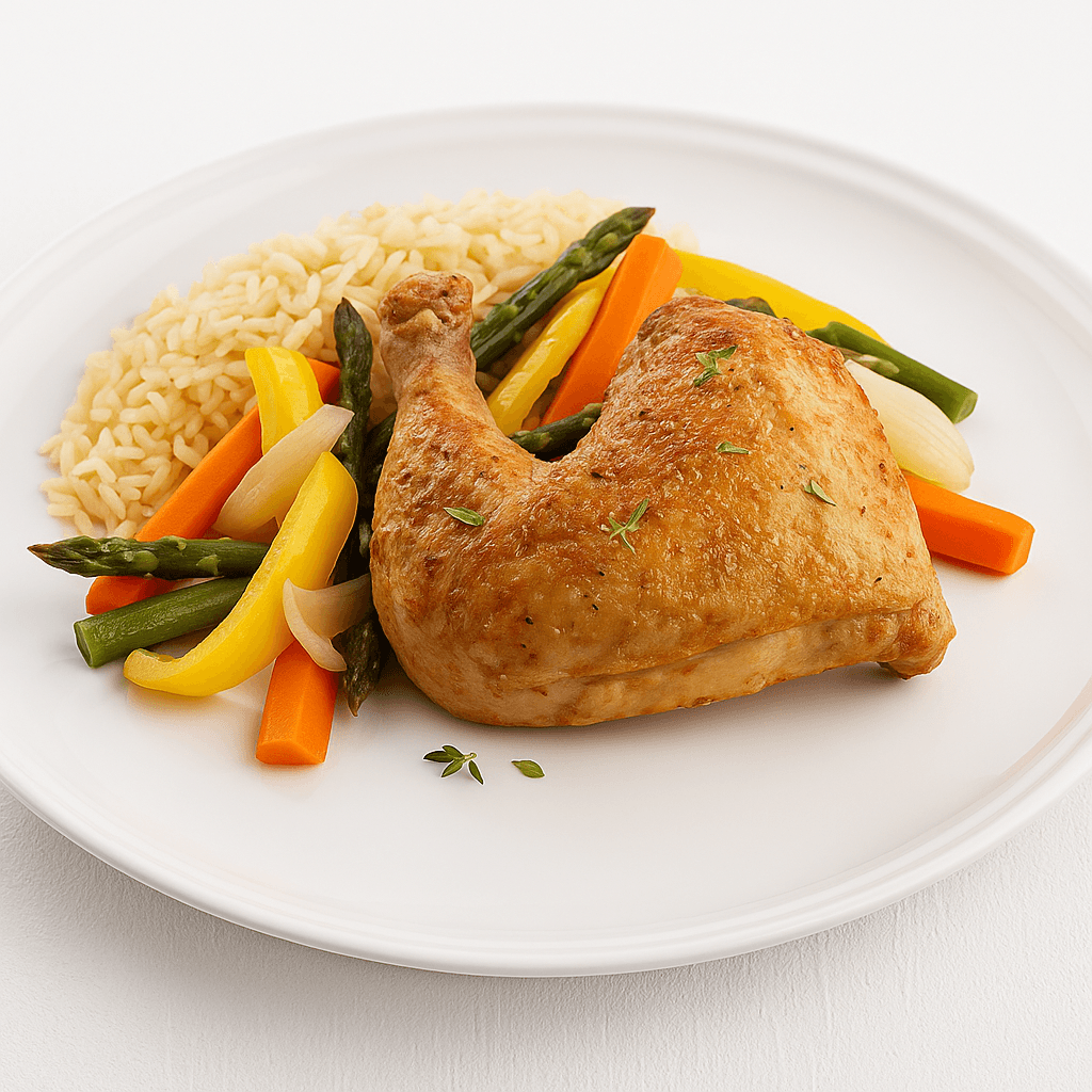 Mixed Salad + 1/4 Chicken