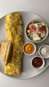 Omelette Thon fromage