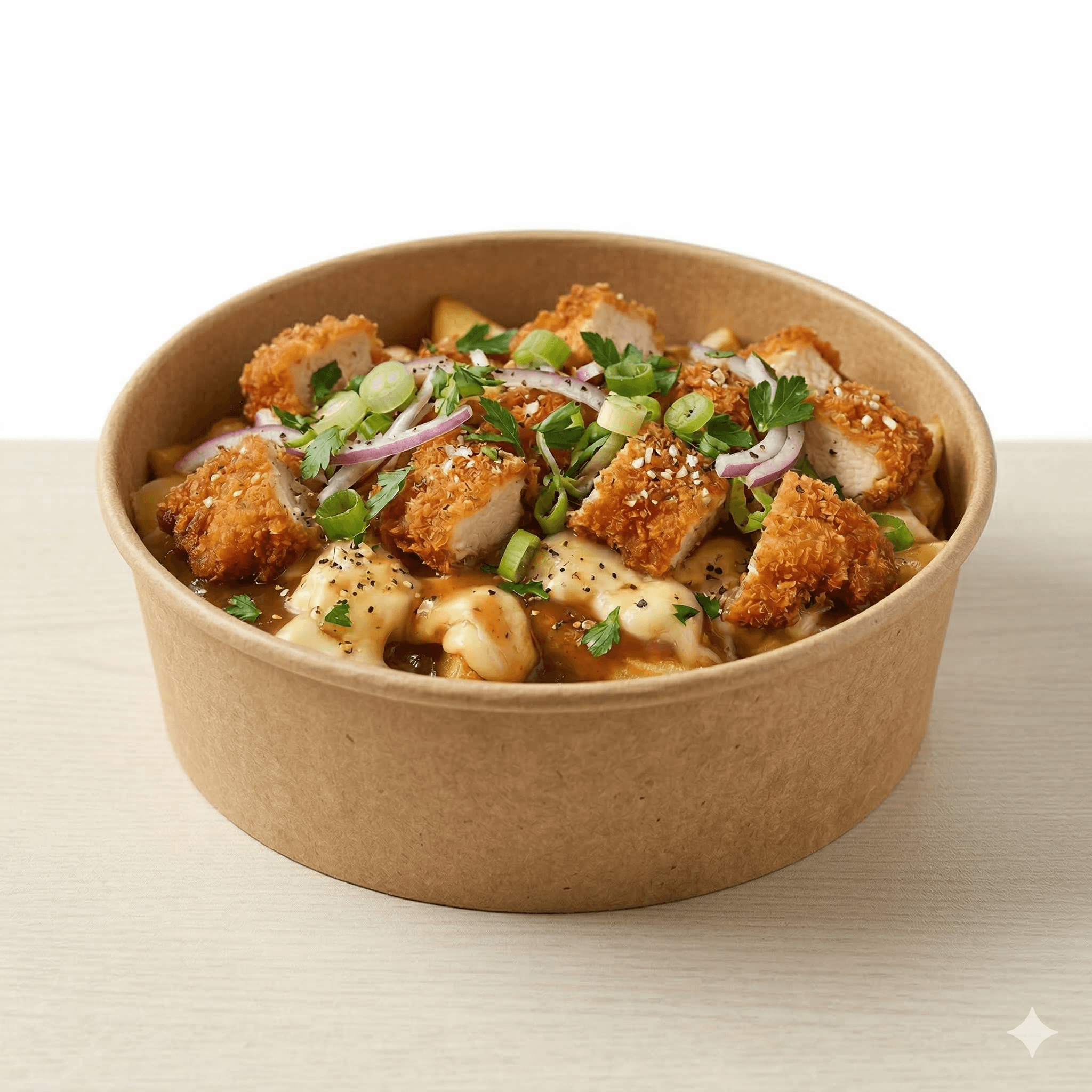 Paned Chicken Poutine