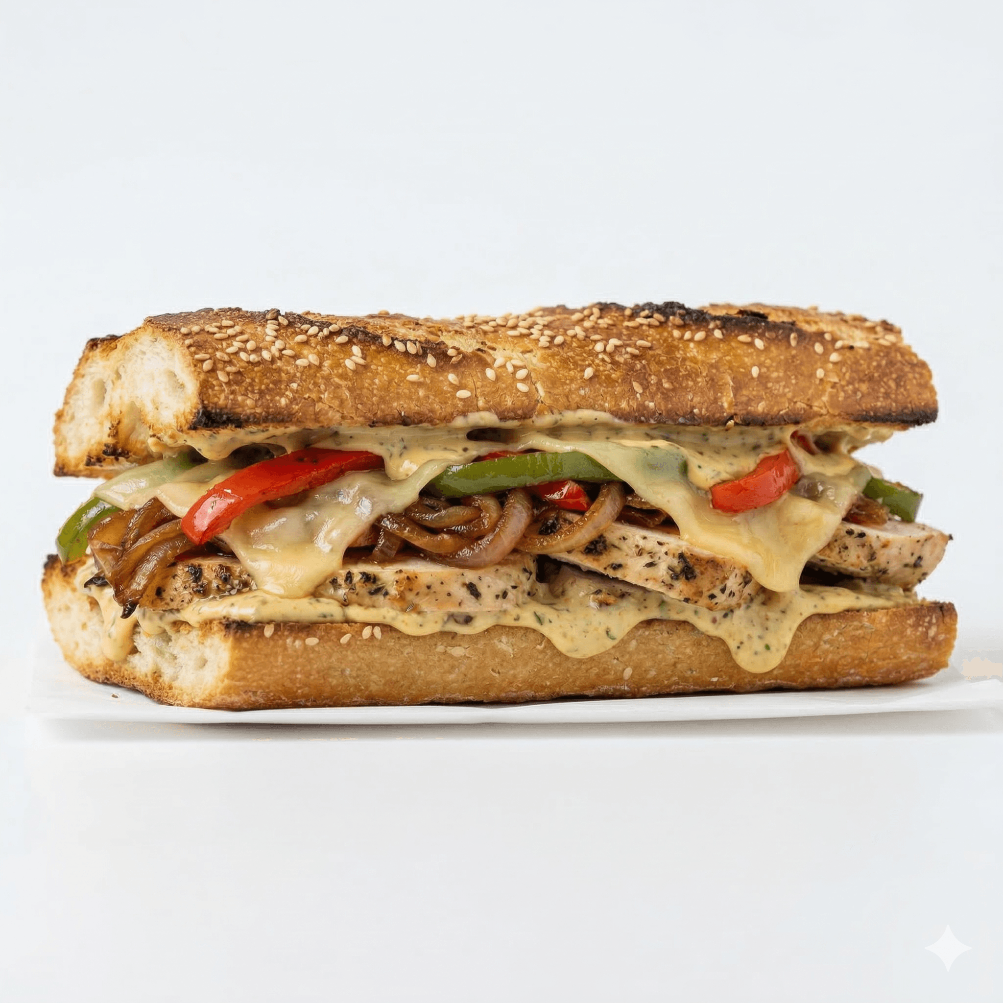 Philly Cheese chicken Sandwich
