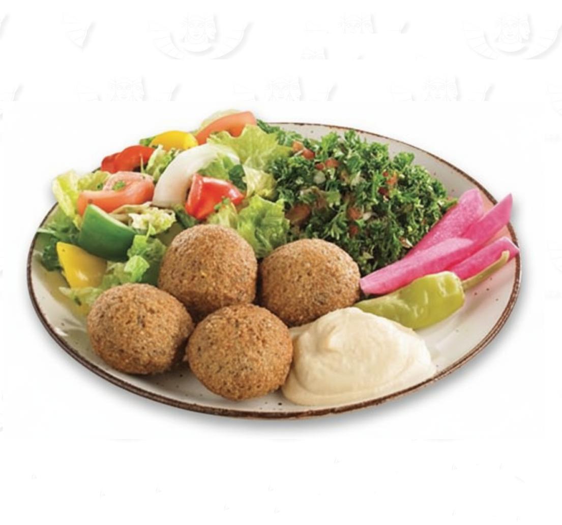 falafel maa Humos