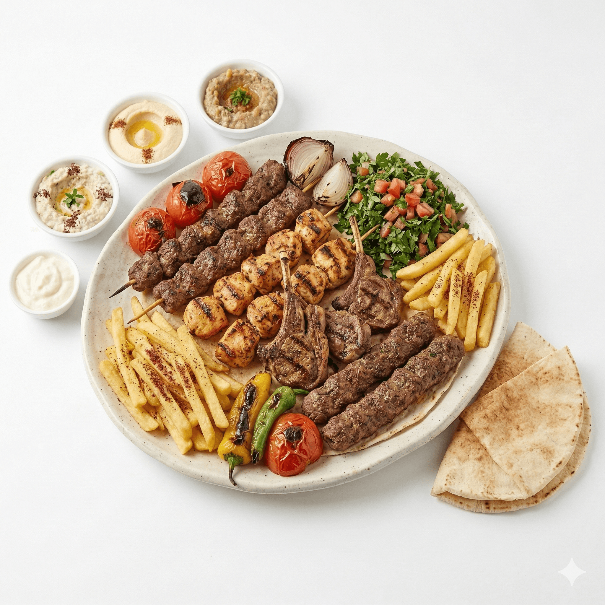 Grilled Dishes, Mixed Meats