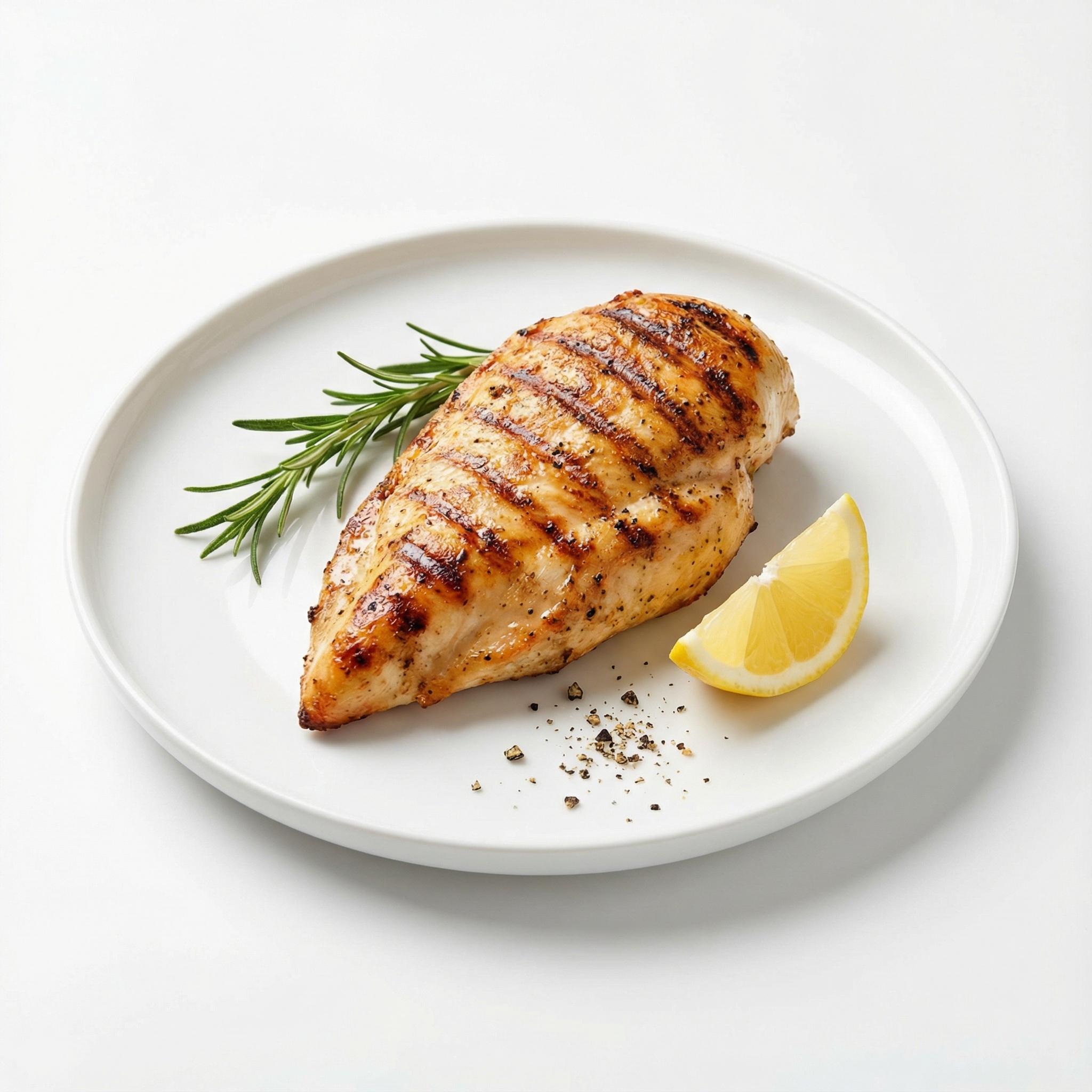 Roasted Chicken Breast with Garnish