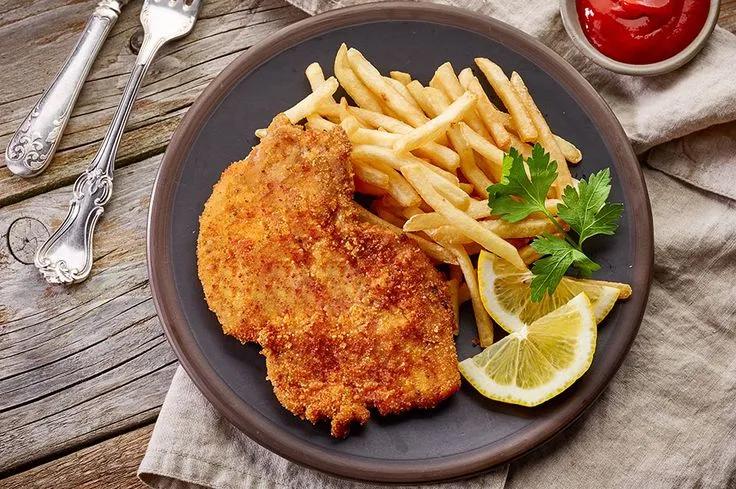 Breaded Escalope Dish